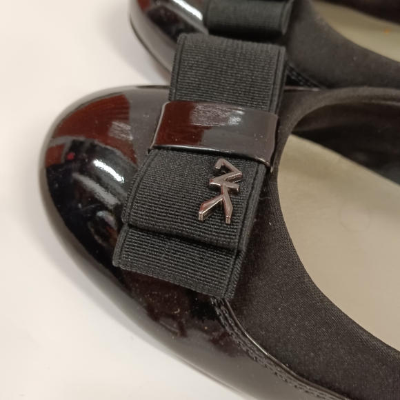 Anne Klein AK7 Stefania Patent Leather Wedges Size 8 - Picture 7 of 11